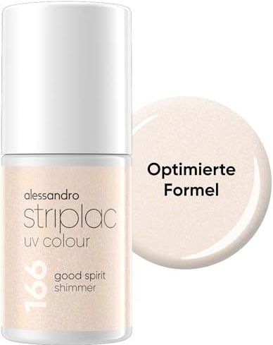 Alessandro - Striplac UV Colour - Nagellak - 166 Good Spirit - Shimmer - 6,5 ml