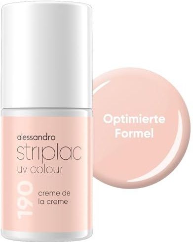 Alessandro - Striplac UV Colour - Nagellak - Creme de la Creme - 6,5 ml