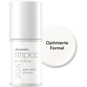 Alessandro - Striplac UV Colour - Nagellak - Satine White - 6,5 ml