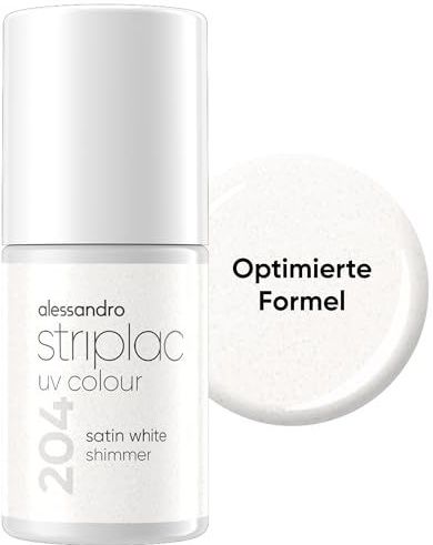 Alessandro - Striplac UV Colour - Nagellak - Satine White - 6,5 ml