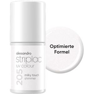 alessandro - Striplac - UV-nagellak - Wit - Milky Touch Shimmer - 6,5 ml