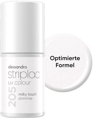 alessandro - Striplac - UV-nagellak - Wit - Milky Touch Shimmer - 6,5 ml