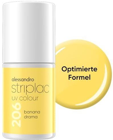 Alessandro - Striplac UV Colour - Nagellak - 206 Banana Drama - 6,5 ml