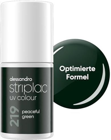 Alessandro - Striplac UV Colour - Nagellak - 219 Peaceful Green - 6,5 ml