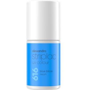 Alessandro - Striplac UV Colour - Nagellak - 616 Blue Blaze - Neon - 6,5 ml
