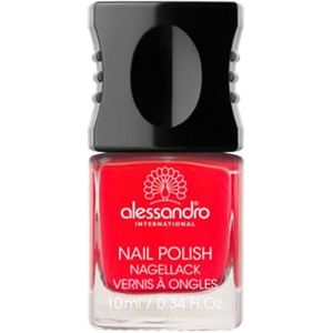 Alessandro - First Kiss Red - Nagellak - Aardbeirood - 10 ml