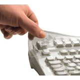 CHERRY WETEX® flexibele toetsenbordbescherming voor keyboard CHERRY G83-6105 Betrouwbare bescherming tegen vuil door vloeistoffen, stof en vreemde voorwerpen