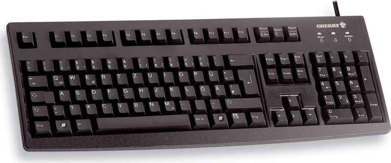 CHERRY G83-6105 toetsenbord Universeel USB QWERTZ Duits Zwart