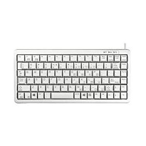 CHERRY Compact Keyboard G84-4100, International lay-out, QWERTY-toetsenbord, bekabeld toetsenbord, compact ontwerp, ML-mechanisme, lichtgrijs