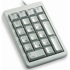 CHERRY G84-4700 TOETSENBORD, Duitse lay-out, bedraad toetsenbord, toetsen individueel programmeerbaar, lichtgrijs