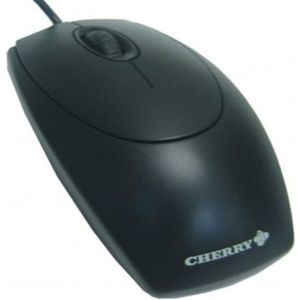 CHERRY Wheelmouse Muis USB Optisch Zwart 3 Toetsen 1000 dpi