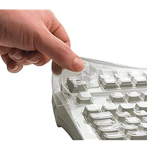 CHERRY WetEx®, flexibele toetsenbordbeschermfolie, betrouwbare bescherming tegen vervuiling door vloeistoffen, stof en vreemde voorwerpen, voor CHERRY Compact Keyboard G80-1800