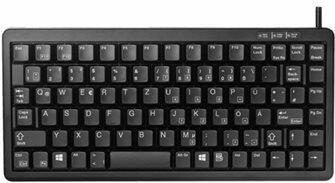 CHERRY Compact keyboard, Combo (USB + PS/2), DE toetsenbord Kantoor USB + PS/2 QWERTY Zwart