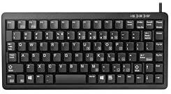 CHERRY Compact keyboard, Combo (USB + PS/2), ES toetsenbord Kantoor USB + PS/2 QWERTY Zwart