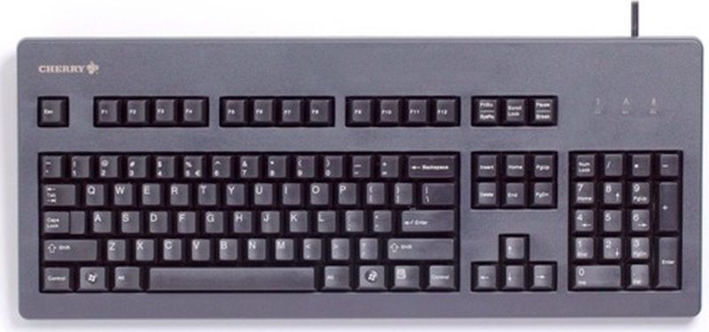 CHERRY G80-3000 toetsenbord USB + PS/2 Zwart