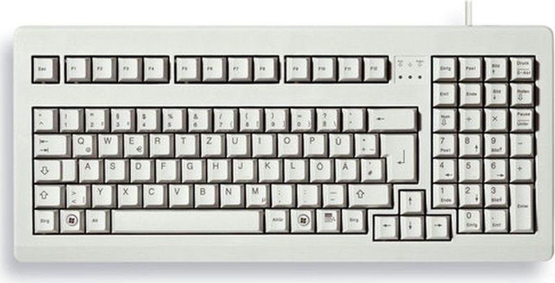 CHERRY G80-1800 toetsenbord Universeel USB QWERTZ Duits Grijs