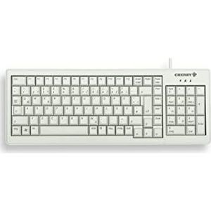 CHERRY XS G84-5200 Toetsenbord USB + PS/2 AZERTY Frans (FR, Bedraad), Toetsenbord, Grijs