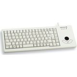 CHERRY XS Trackball toetsenbord Universeel USB QWERTY Amerikaans Engels Grijs