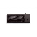 CHERRY XS Trackball toetsenbord Universeel USB QWERTY Amerikaans Engels Zwart