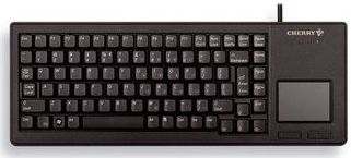 CHERRY XS Touchpad toetsenbord Universeel USB QWERTY Amerikaans Engels Zwart