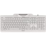 CHERRY KC 1000 SC toetsenbord Universeel USB AZERTY Belgisch Wit