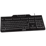 CHERRY KC 1000 SC toetsenbord Universeel USB AZERTY Belgisch Zwart