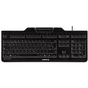CHERRY KC 1000 SC toetsenbord Kantoor USB QWERTY Spaans Zwart
