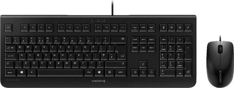 CHERRY DC 2000 toetsenbord Inclusief muis Universeel USB QWERTY Italiaans Zwart