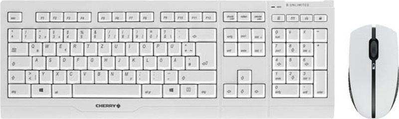 CHERRY B.UNLIMITED 3.0 toetsenbord Inclusief muis Kantoor RF Draadloos Duits Grijs