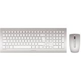 CHERRY DW 8000 RF-toetsenbord, draadloos, Zwitserland, zilver, wit