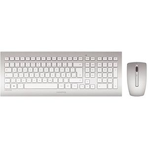 CHERRY DW 8000 RF-toetsenbord, draadloos, Zwitserland, zilver, wit