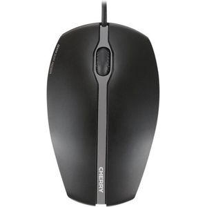 CHERRY GENTIX SILENT - Muis - Optisch - 3 Knoppen - met Bekabeling - USB - Zwart