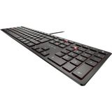 CHERRY KC 6000 Slim toetsenbord USB QWERTZ Duits Zwart