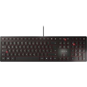 CHERRY KC 6000 Slim toetsenbord USB QWERTZ Duits Zwart