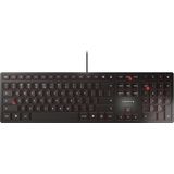 CHERRY KC 6000 Slim toetsenbord USB Amerikaans Engels Zwart