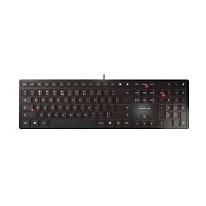 CHERRY KC 6000 Slim toetsenbord USB Amerikaans Engels Zwart