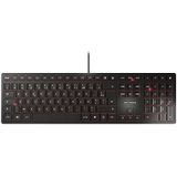 CHERRY KC 6000 Slim toetsenbord Universeel USB AZERTY Frans Zwart