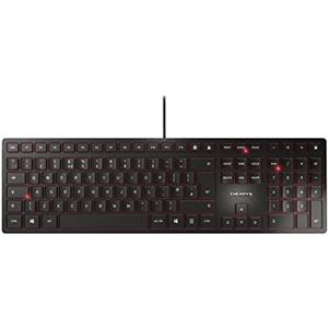 CHERRY KC 6000 Slim toetsenbord USB QWERTY Brits Engels Zwart