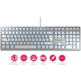 CHERRY - KC6000 - Toetsenbord - Zilver - Bedraad
