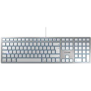 CHERRY KC 6000 SLIM FOR MAC toetsenbord Kantoor USB QWERTY Brits Engels Zilver