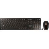CHERRY DW 9000 SLIM toetsenbord Inclusief muis Universeel RF-draadloos + Bluetooth QWERTY Amerikaans Engels Zwart
