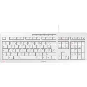 CHERRY STREAM toetsenbord Kantoor USB AZERTY Frans Wit