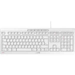CHERRY STREAM toetsenbord Kantoor USB QWERTY Amerikaans Engels Wit