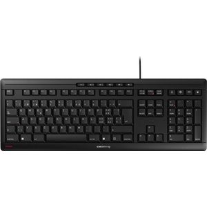 CHERRY STREAM toetsenbord USB QWERTZ Zwitsers Zwart