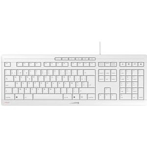 CHERRY STREAM toetsenbord USB AZERTY Belgisch Wit