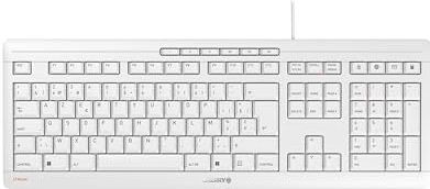 CHERRY STREAM toetsenbord USB AZERTY Belgisch Wit