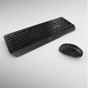 Cherry CHERRY GENTIX DESKTOP Tastatur/ Maus, WIN, QWERTZ, Schwarz