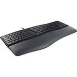 CHERRY KC 4500 ERGO toetsenbord Universeel USB AZERTY Frans Zwart
