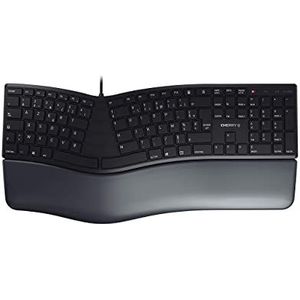 CHERRY KC 4500 ERGO - Tastatur - USB - AZERTY - Französisch - Schwarz