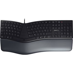 CHERRY KC 4500 ERGO toetsenbord USB QWERTY Brits Engels Zwart